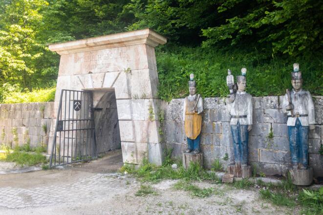 Am Salzbergwerk Berchtesgaden