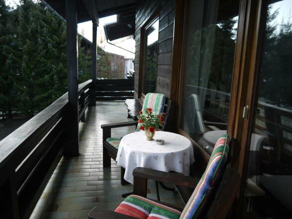 Balkon des Wohnzimmers