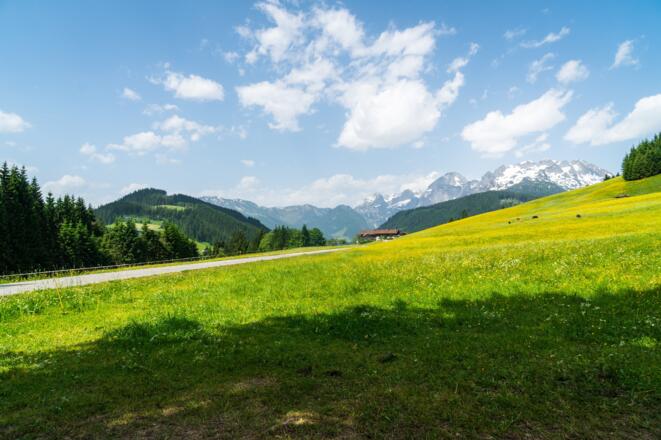 Panoramablick zwischen Annaberg und Stuhlalm