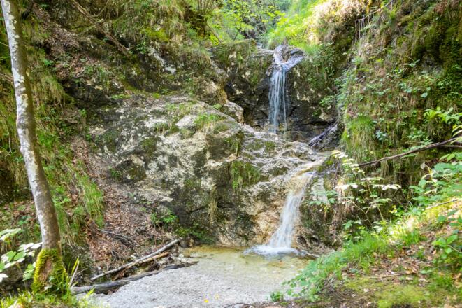 zweistufiger Wasserfall