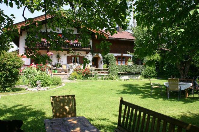 Blick aufs Haus