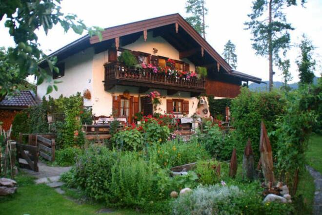 Blick aufs Haus