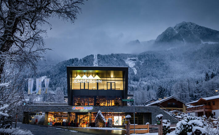 Die Talstation der neuen Jennerbahn