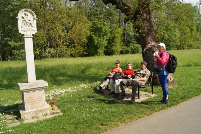 Rast zwischen Estenfeld und Würzburg