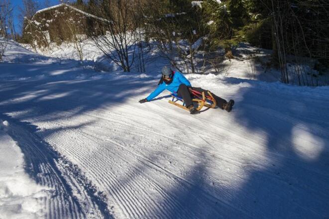 Rodeln am Hocheck