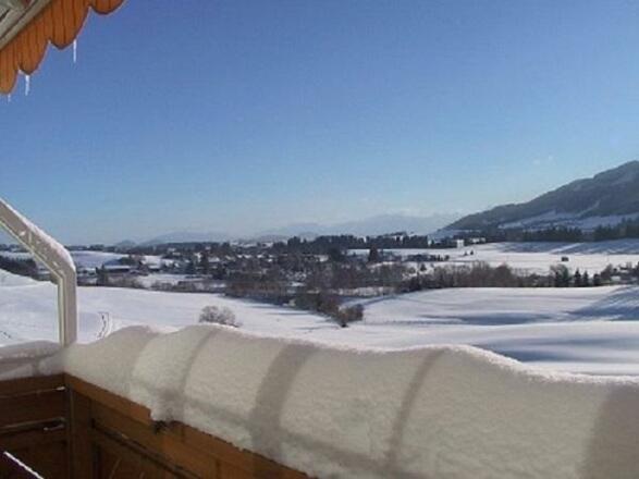 Blick vom Balkon