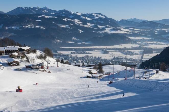 Skifahren am Hocheck