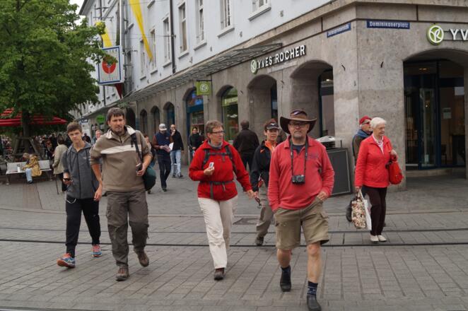 In Würzburg angekommen