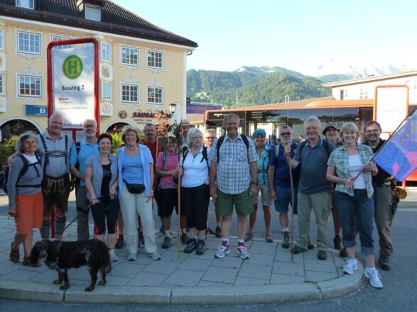 Am Bahnhof in Garmisch-Partenkirchen