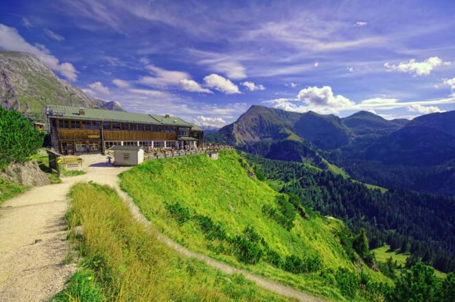 ...bevor wir am Gipfel mit dem Jennerhaus ankommen