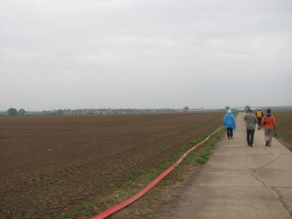 Weg aus Bergtheim heraus