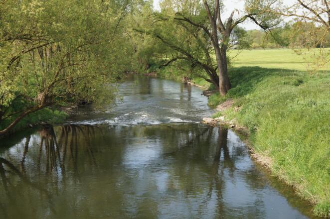 Über die Saale in Bad Neustadt
