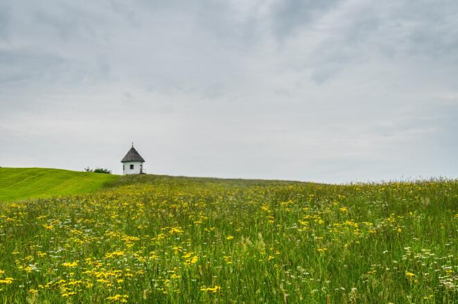 Der Wasserturm auf Etappe  1