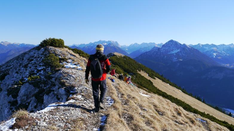 Am Gipfel der Gaichtspitze