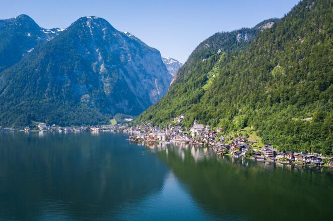 Blick auf das UNESCO Weltkulturerbe Hallstatt