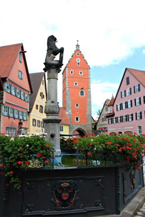 Brunnen in der Altstadt von Dinkelsbühl