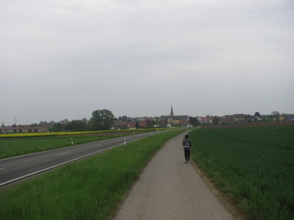 Es geht auf Oberpleichfeld zu