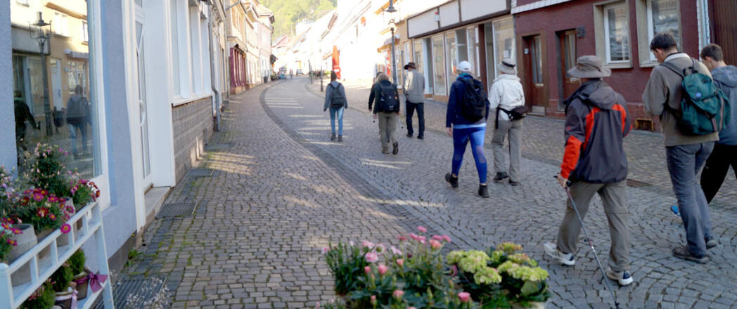 Pilgergruppe in Friedrichroda