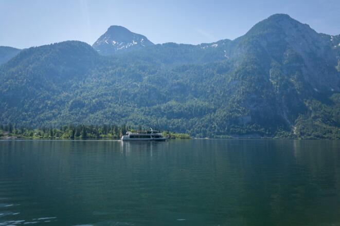 Mit dem Schiff von Obertraun nach Hallstatt