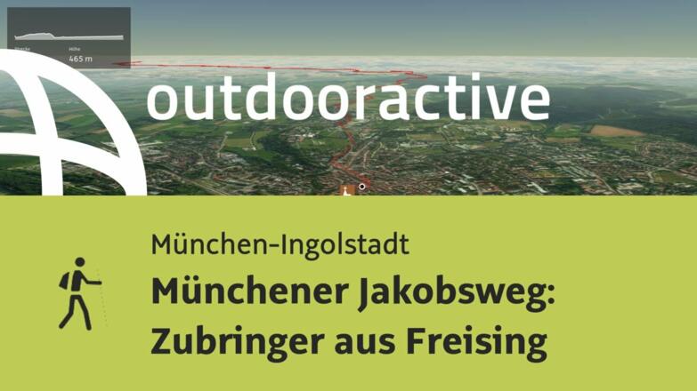 Pilgerweg in der Region München: Münchener Jakobsweg: Zubringer aus Freising