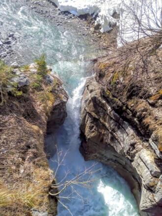 Gletschermühle bei der Alpe Felle.