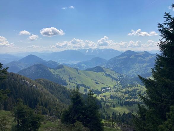 Blick zum Kaisergebirge