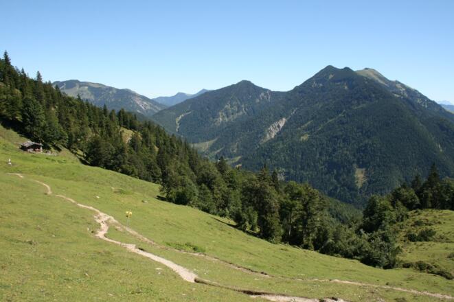 Blick von der Trausnitzalm