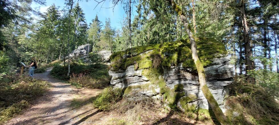 Felsformation am  Wenderner Stein