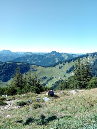 Blick zurück Richtung obere Firstalm