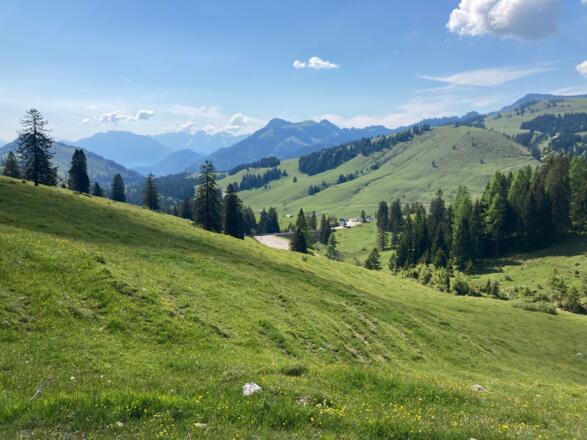 Ausblick zum Sudelfeld