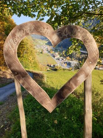 Für alle Klösterle-Fans: Aussicht mit Herz