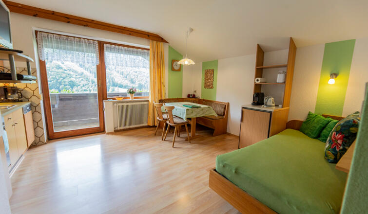 Wohnraum & Küche Ferienwohnungen Mondseeblick