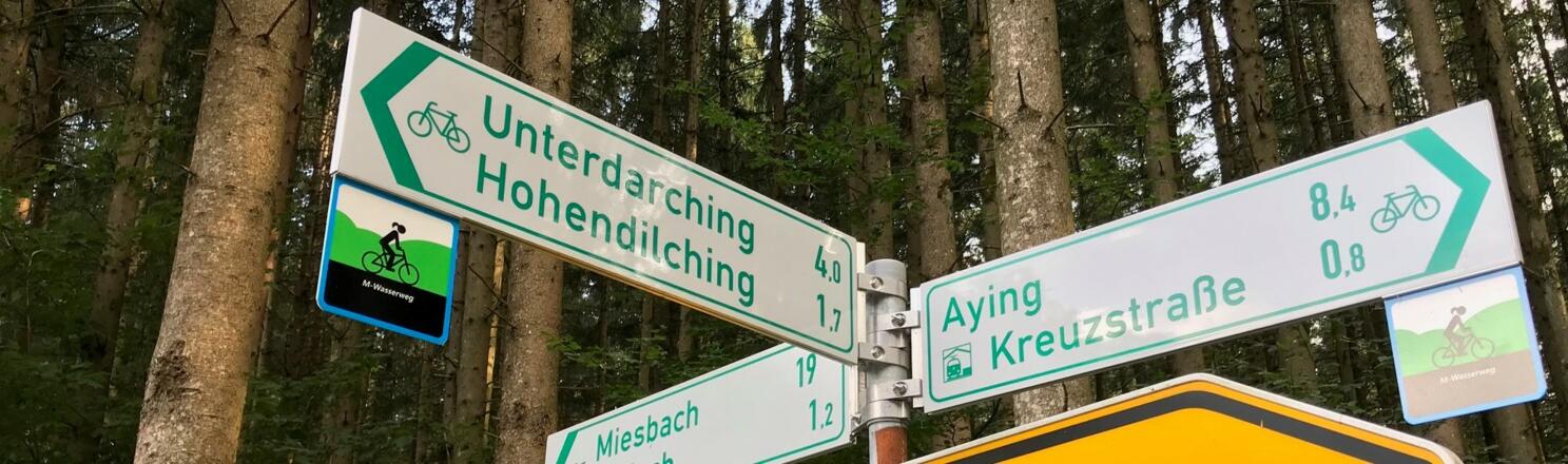 Wegweiser M-Wasser