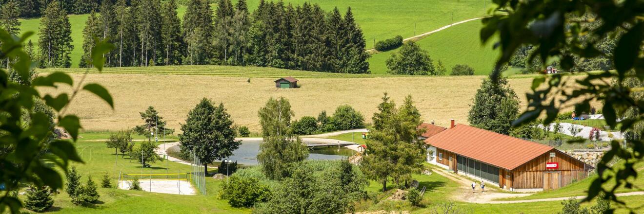 Freizeitteich in St. Georgen am Walde