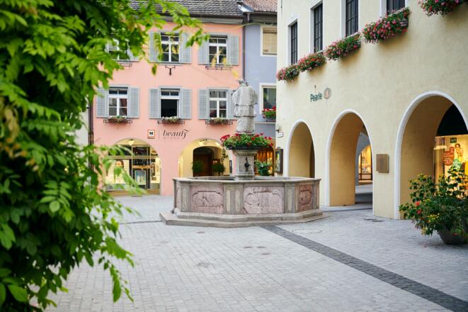 Nepomukbrunnen in der Bludenzer Altstadt