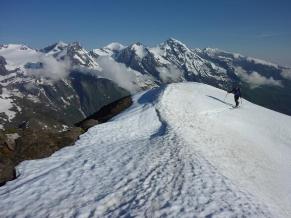 Blick Richtung Wiesbachhorn und Co
