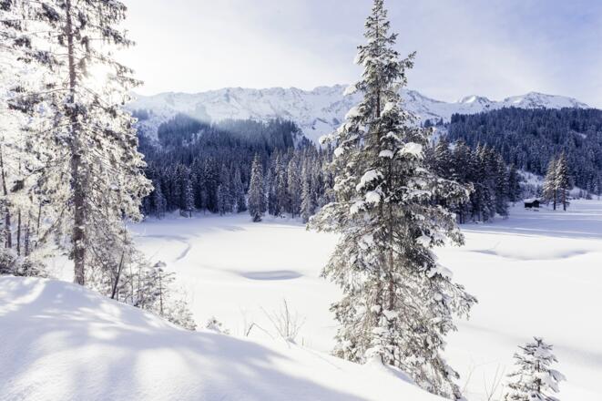 Winterlandschaft Melköde