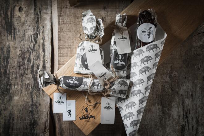 Wüdian Produkte verpackt