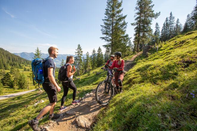 Mountainbiken im Brandnertal (Symbolbild)