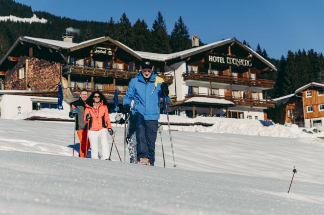 Winterwandern in Unterjoch