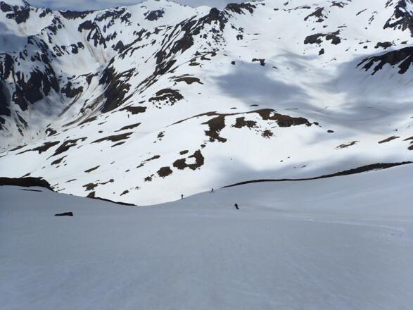 Eine der Abfahrtsmöglichkeiten