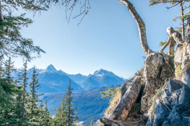 Aussicht im Aufstieg zum Rauhen Kopf