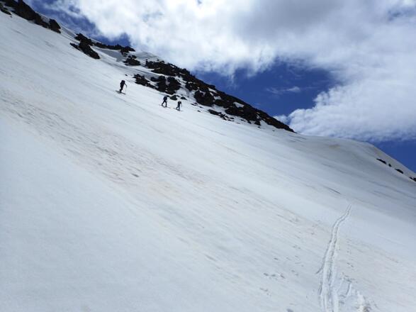 Querung auf die Rampe
