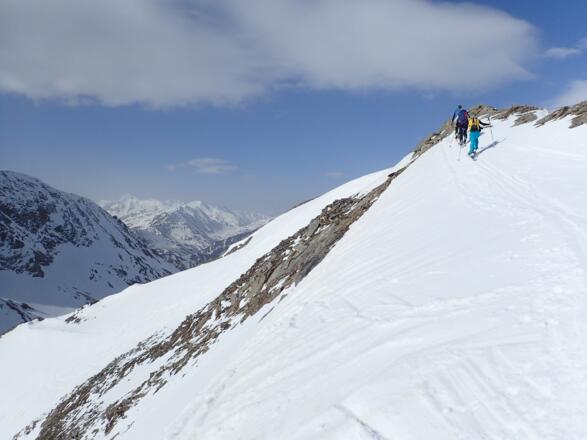 Grataufstieg als Variante