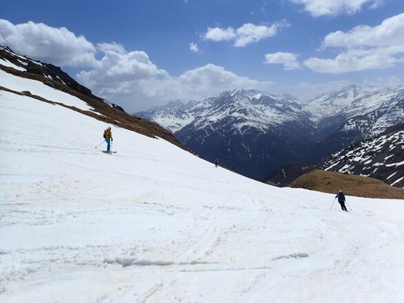 Auf der Brennkogelabfahrt