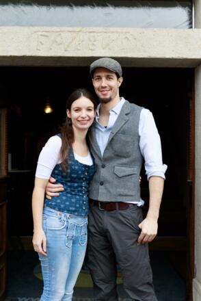 Die Wirtsleut - Albin und Evelyn