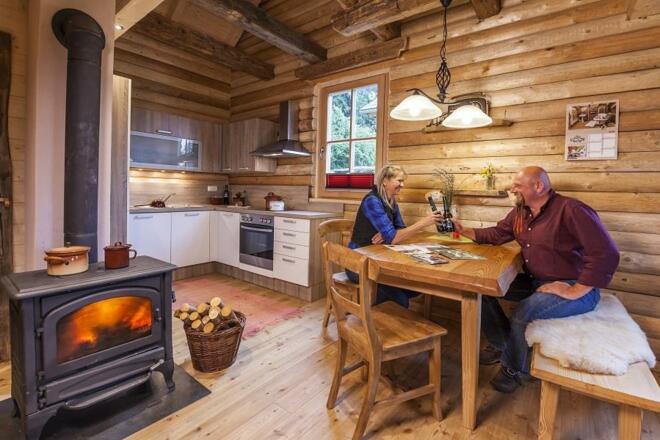 Gemütlich in der Blockhütte