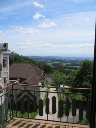 Aussicht vom Balkon