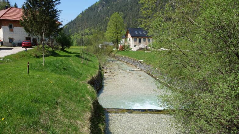 Paltenbachbrücke, 500 m