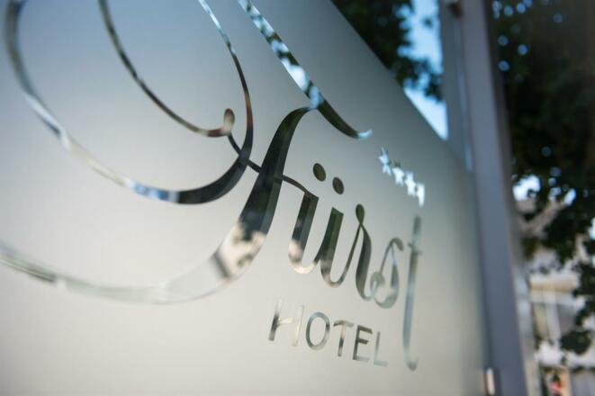 Obstkorb beim Frühstücksbuffet